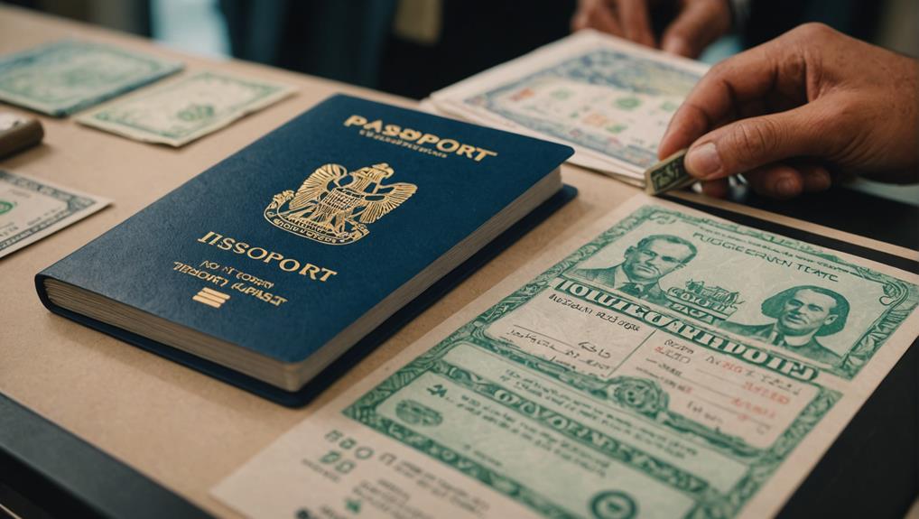 travel visa cost information